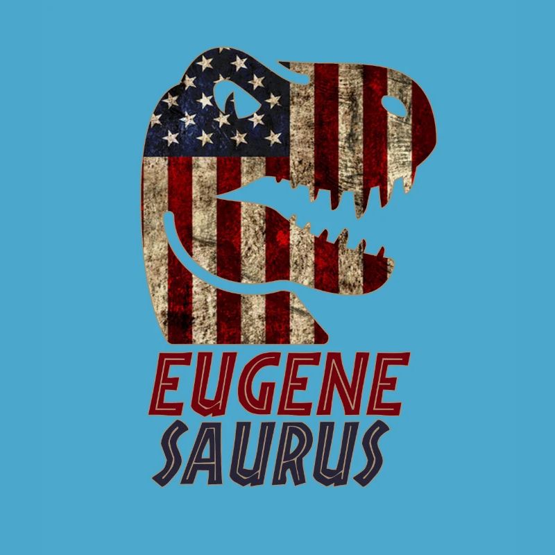 Patriotique Eugene Dinosaur Eugenesaurus