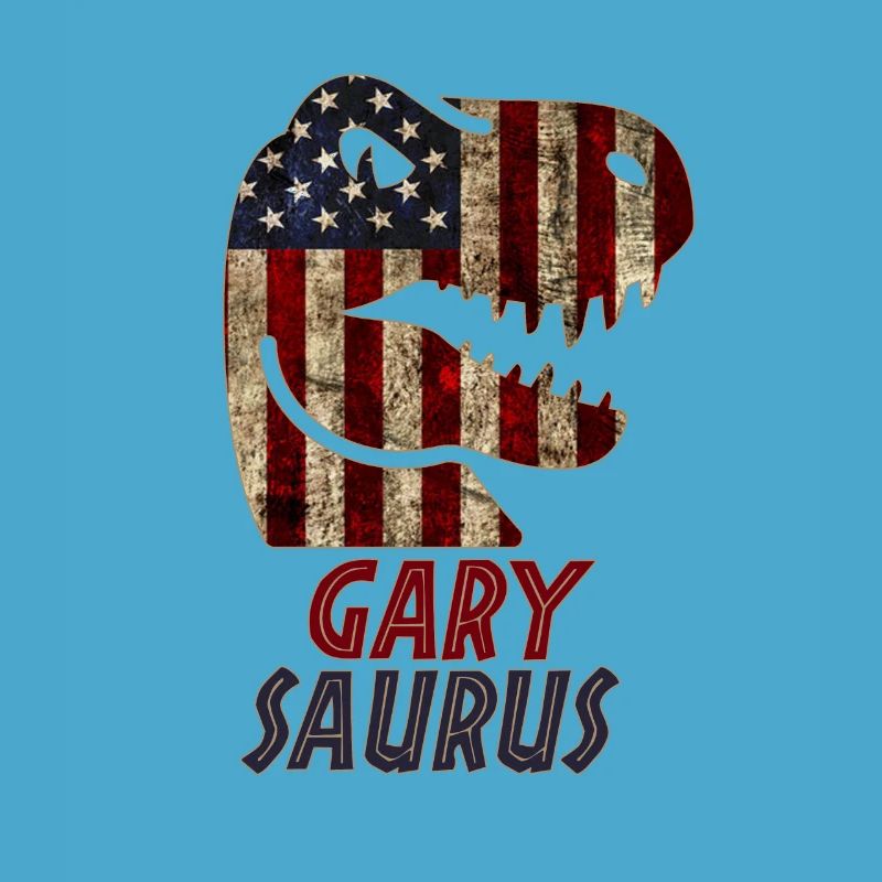 Patriotic Gary Dinosaur Garysaurus