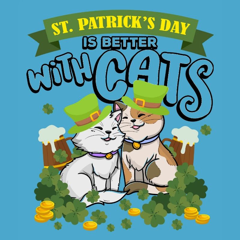 St. Patrick's Day Is Better With Cats St. Paddy