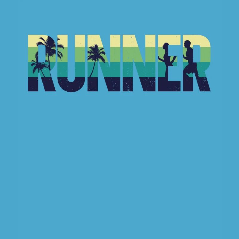Running Runner Half Marathon Retro