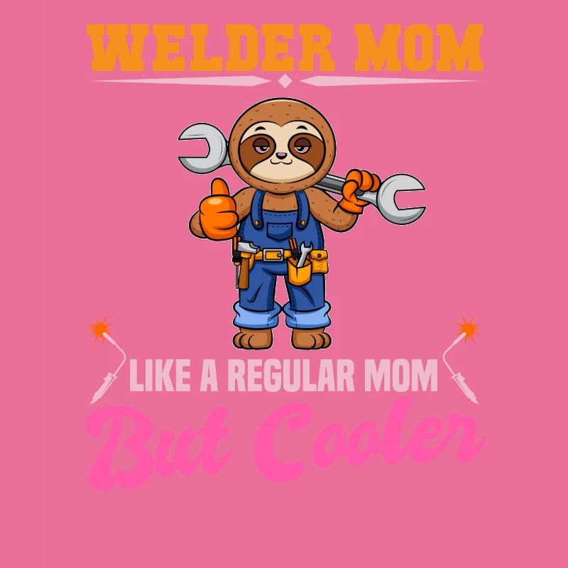 Maman soudeuse comme une maman régulière mais plus cool