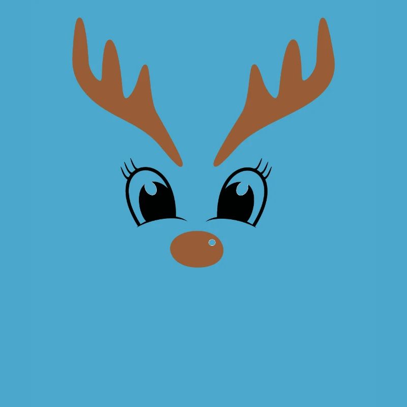 Renne mignon de Noël