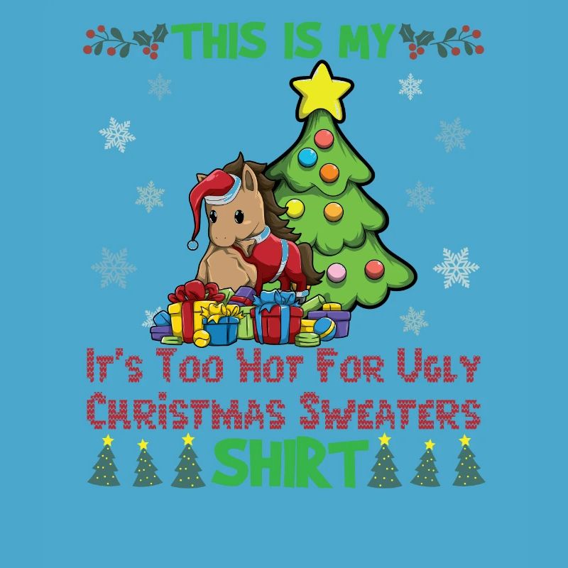 C'est mon pull de Noël il fait trop chaud pour moche
