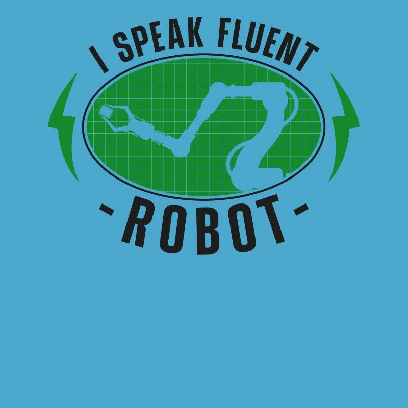 Robot Robotics Engineer I Speak