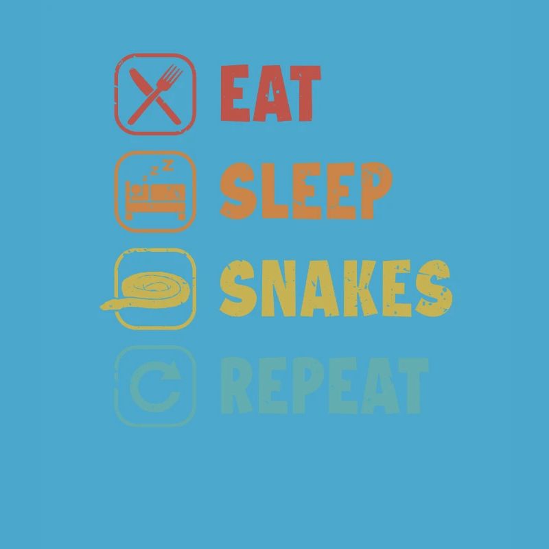 Manger Dormir Serpents Répéter Serpent Python Banane