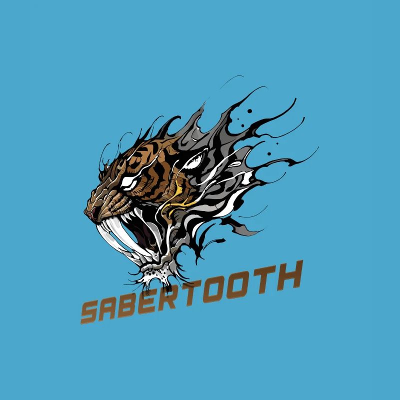 Fierce Sabertooth Tiger