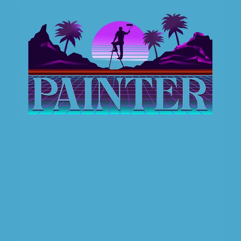 House Painter Decorator Retro 80s