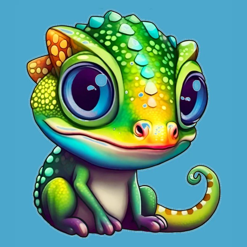 Mignon petit caméléon