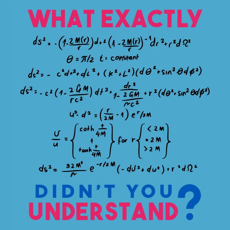 Physics and Math formula Joke