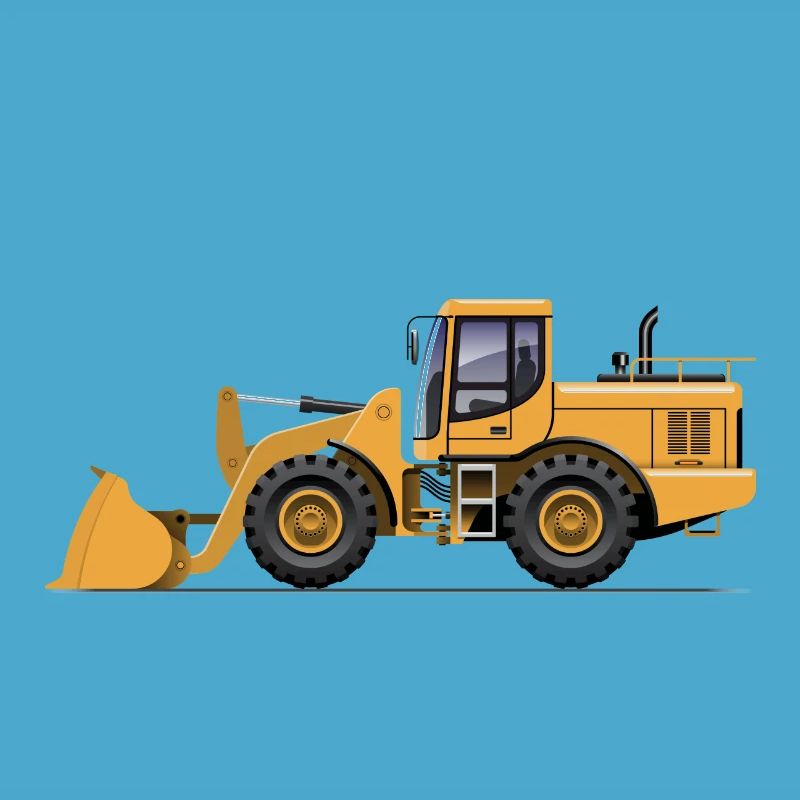 Baumaschine Baggerlader Schnarcher