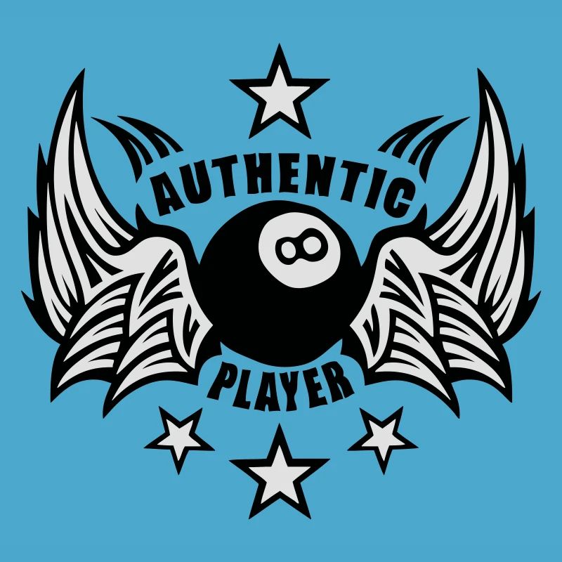 8 ball pool player authentic black 11