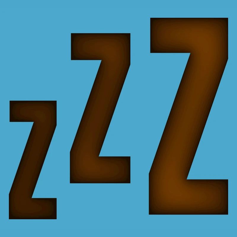 Smiley Sleeping 'ZZZ'