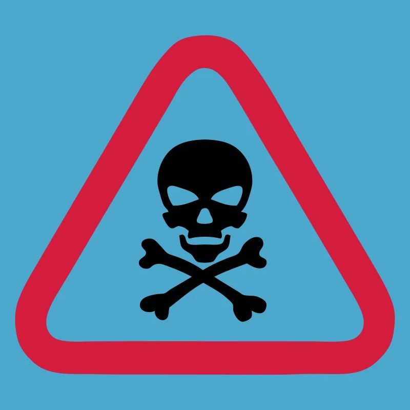 skull danger triangle panel 280)