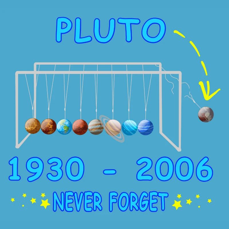 Never Forget Pluto Lustiges Planet Pluto