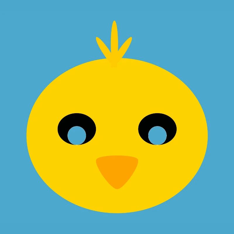 Chick face