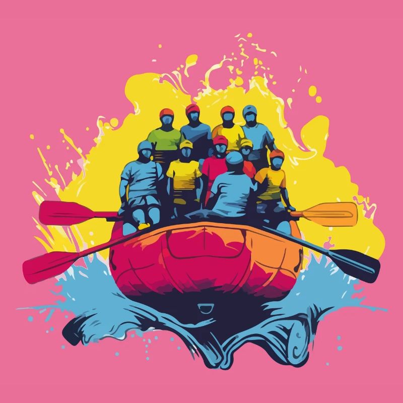 Group rafting
