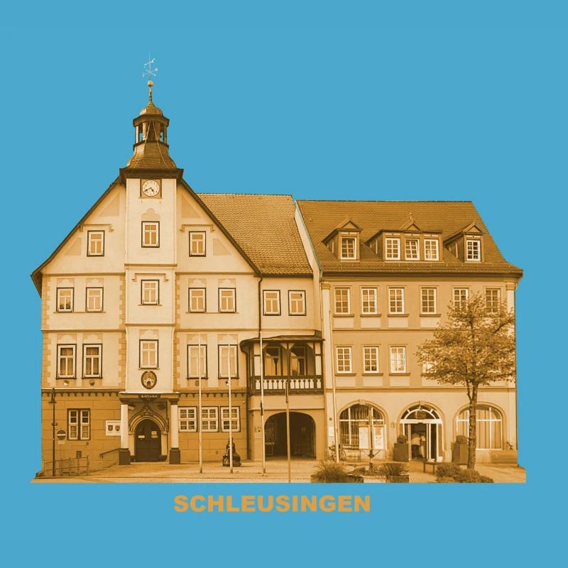 Schleusingen Town Hall Hildburghausen Thuringia
