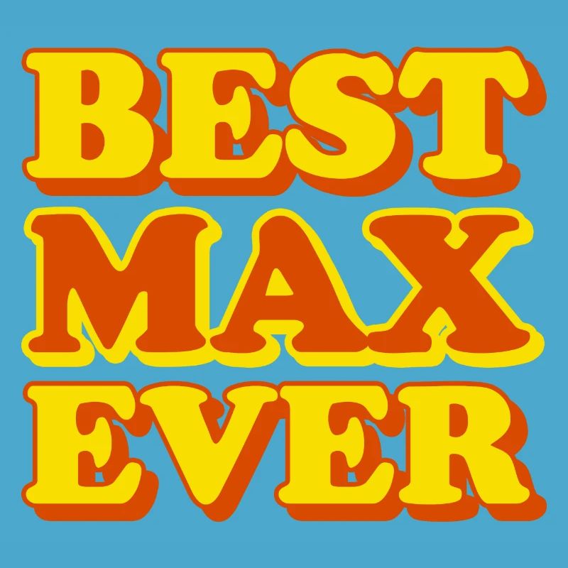 Funny gift with first name Max