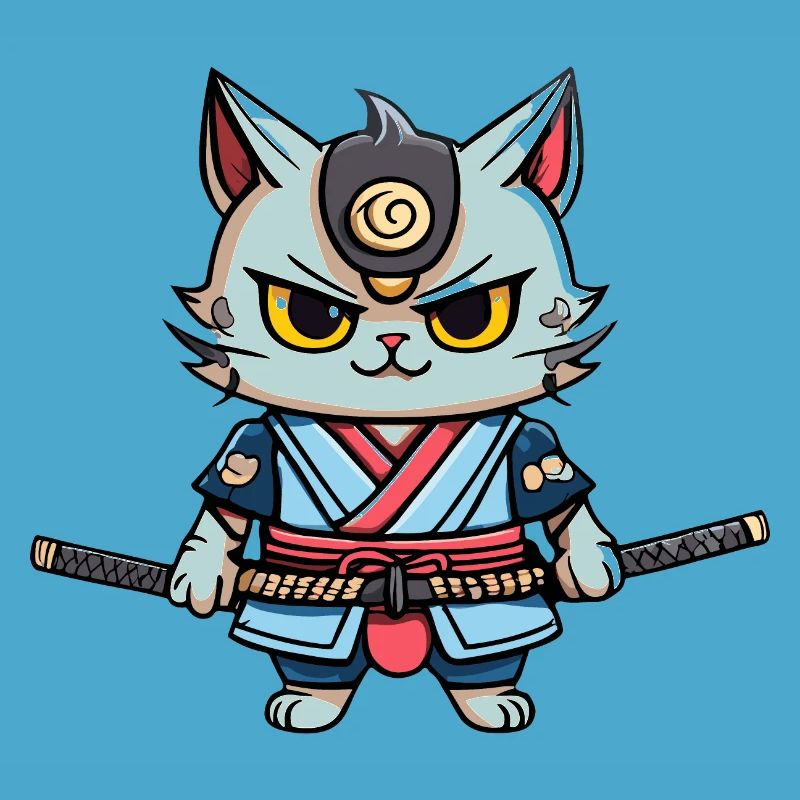 Samurai Cat #38