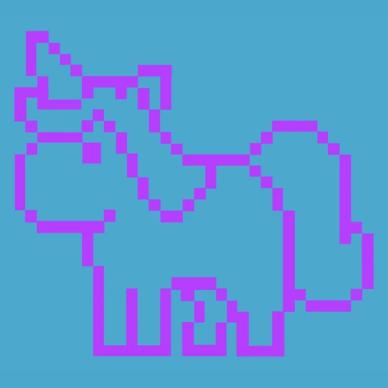 pixel einhorn