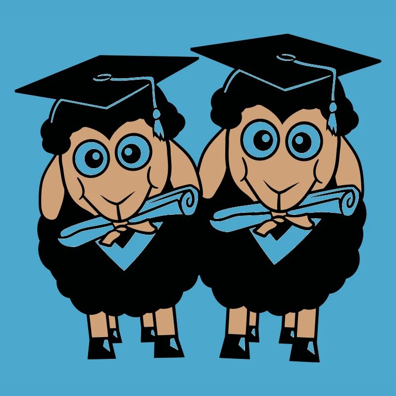 2 Sheep Certificate College Abi Two Students Team
