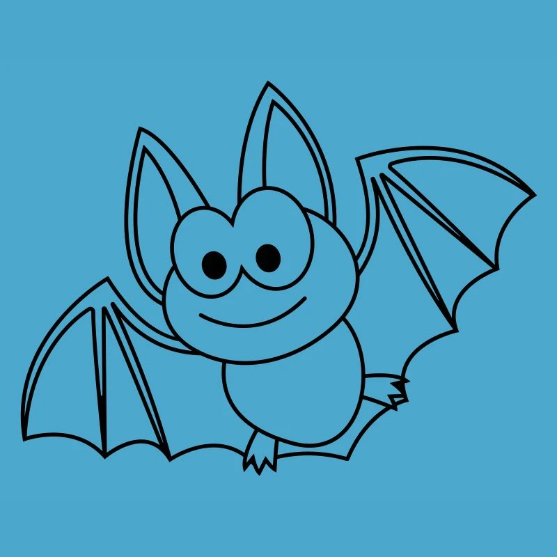 Fledermaus Comic Tier