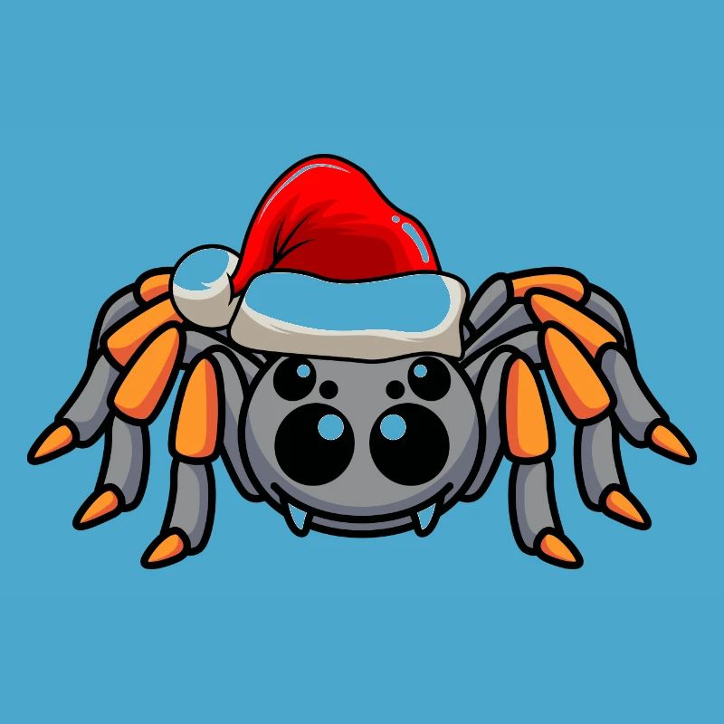 Tarantula Comic Christmas