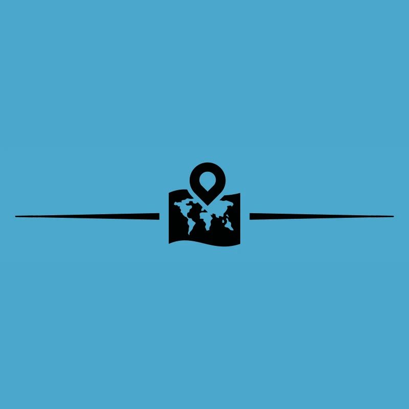 World Map Line symbol