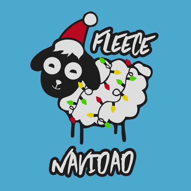 Fleece Navidad Schaf