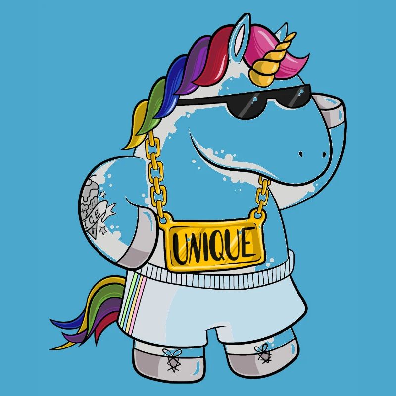 Unique Comic Einhorn