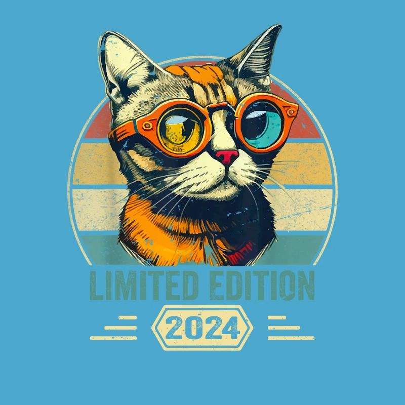 Awesome since 2024 Katze Geburtstag Geschenk