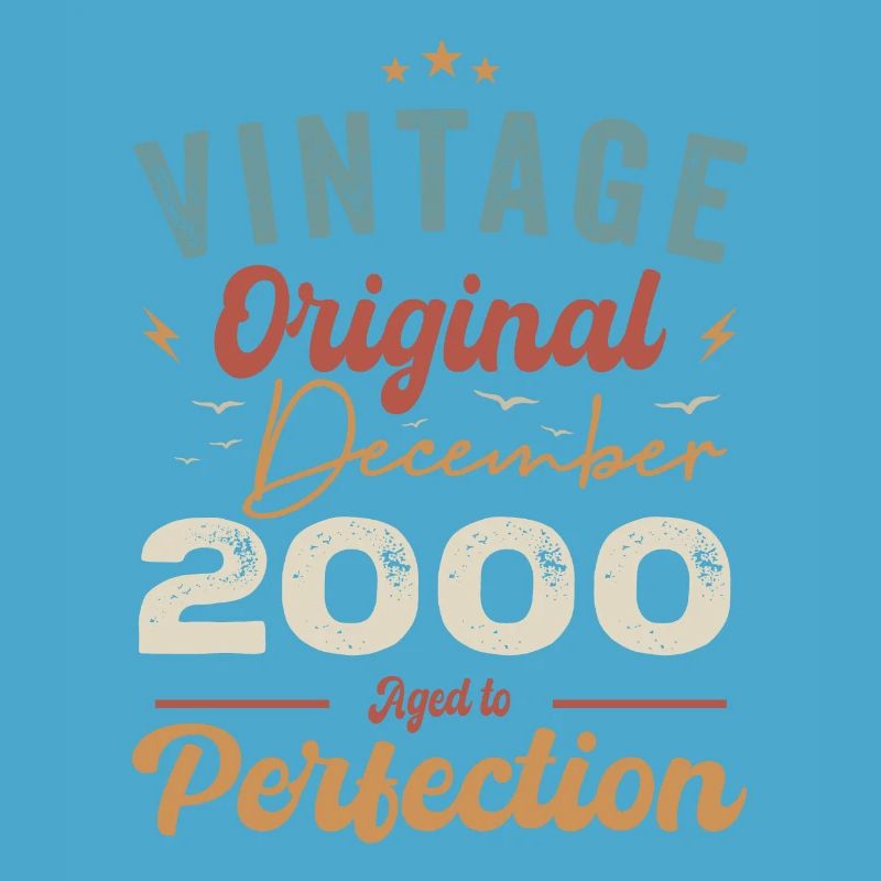 Vintage Geburtstag - Dezember 2000 - Geschenkidee