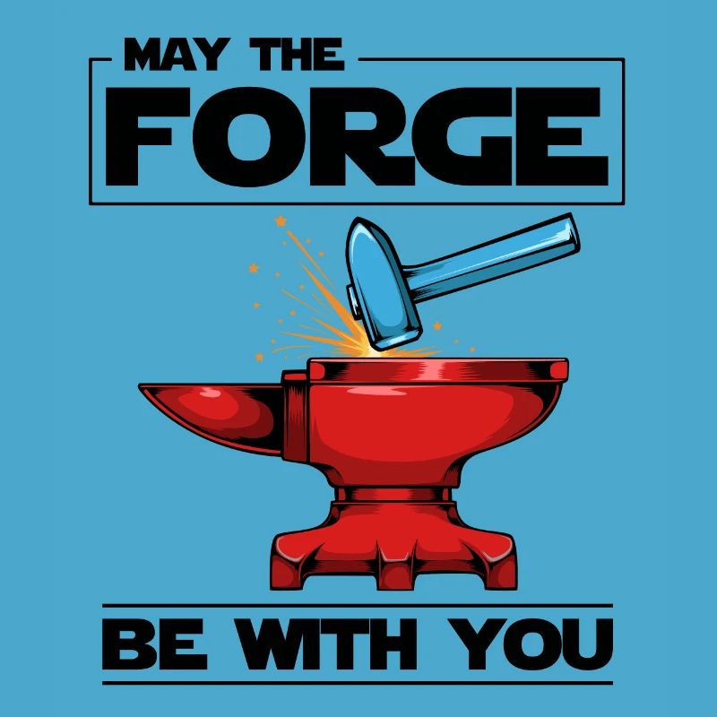 Que la forge soit avec vous pour dire un cadeau de forgeron