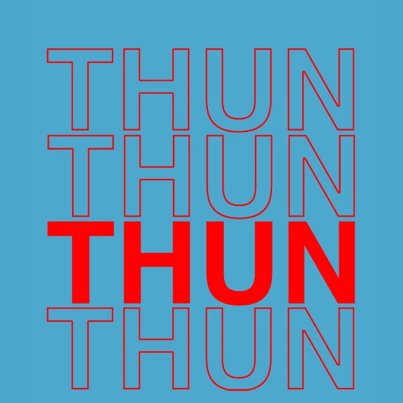 THUN Design - Red Calligraphy