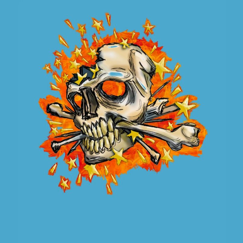 exploding skull