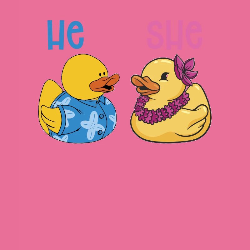 Er Oder Sie Watschelt Es Sein?