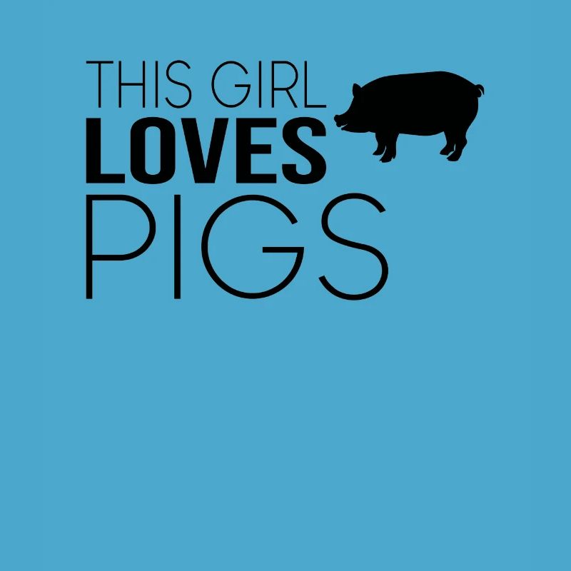 Mädchen Schwein Spruch