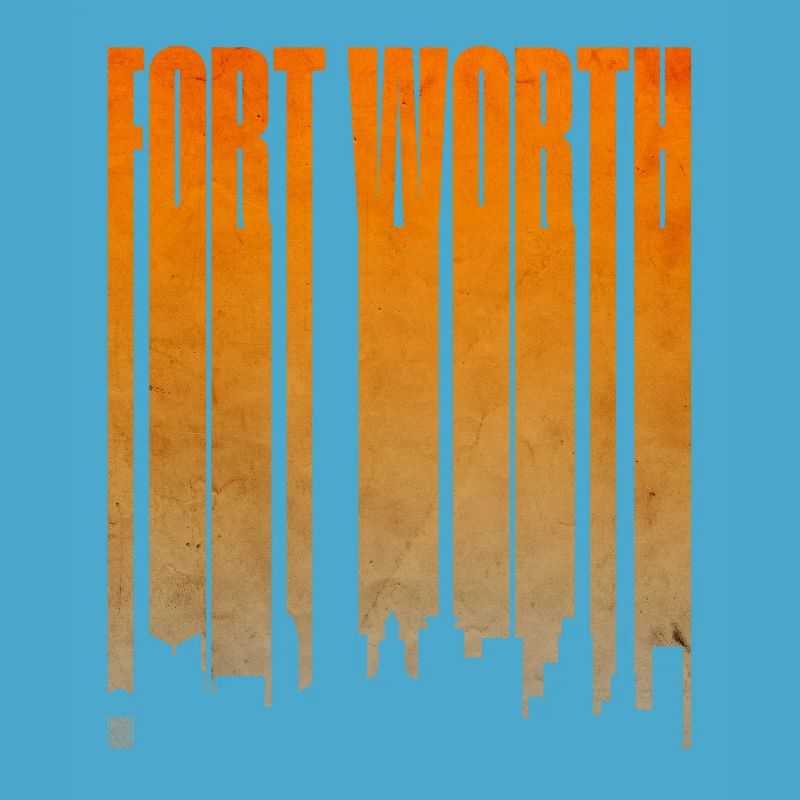 Fort Worth Skyline Gradient