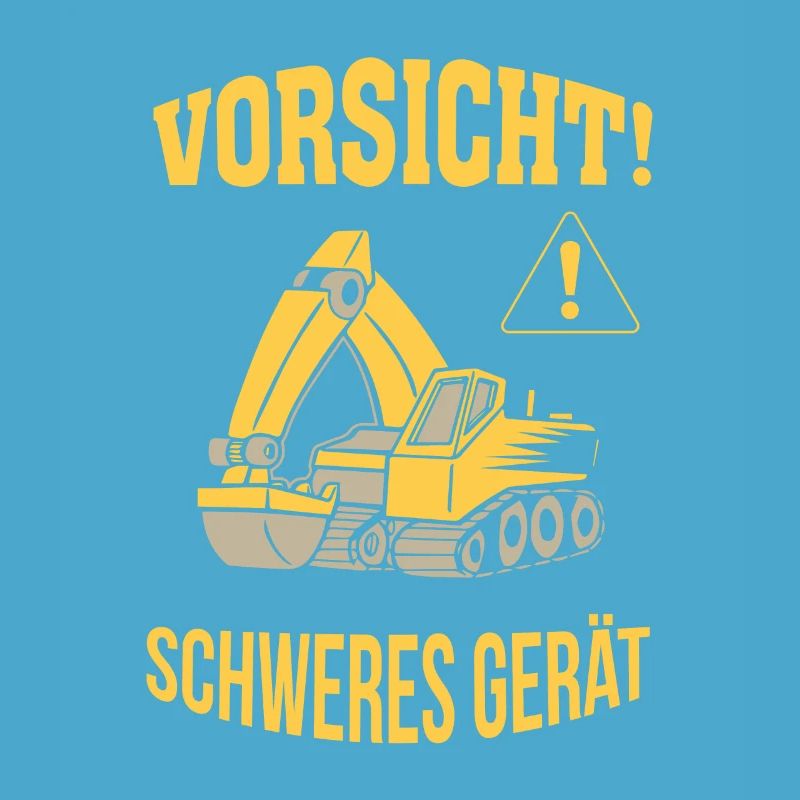 Bagger Baggerfahrer Baugeräteführer Schweres Gerät