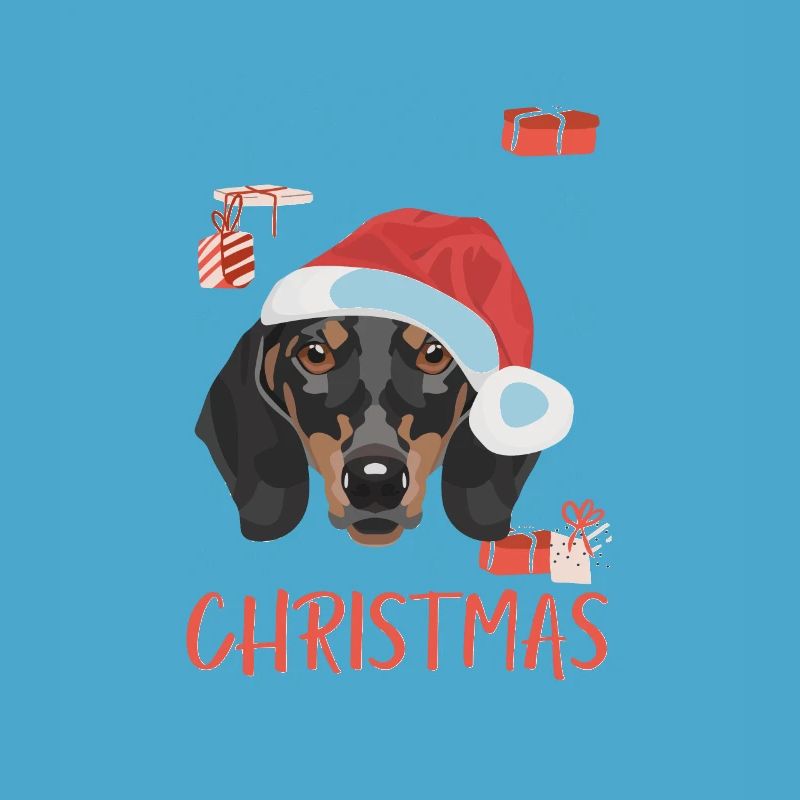 Teckel Joyeux Noël