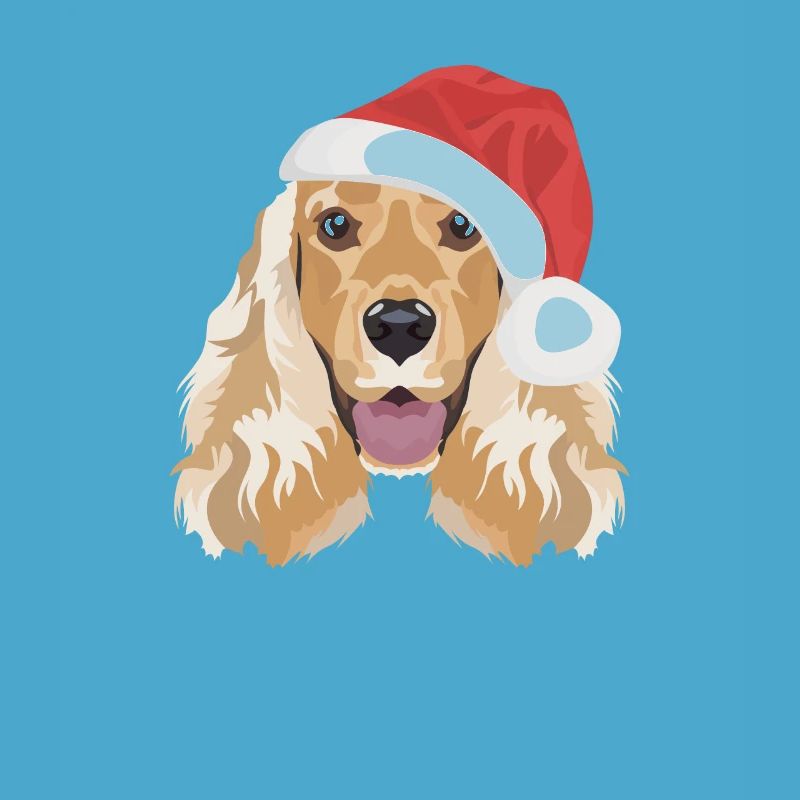 Deutsch Cocker Spaniel Merry Christmas