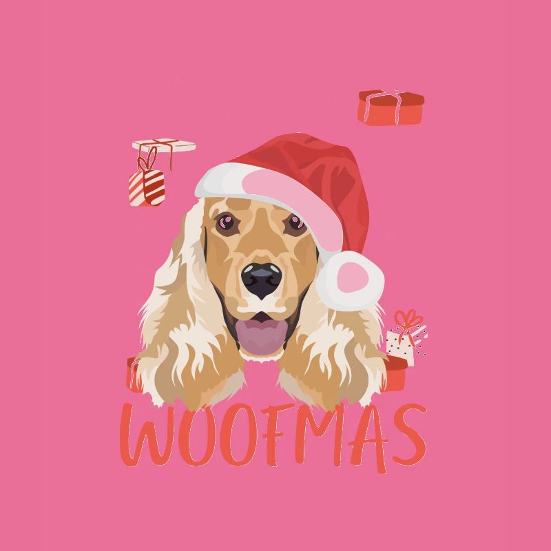 Deutsch Cocker Spaniel Merry Christmas