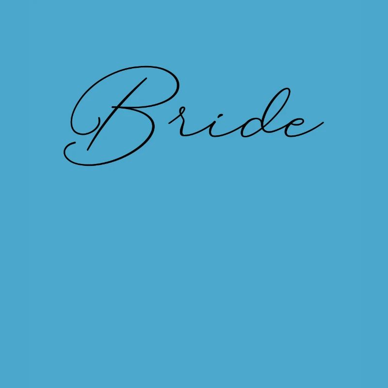 bride bride lettering