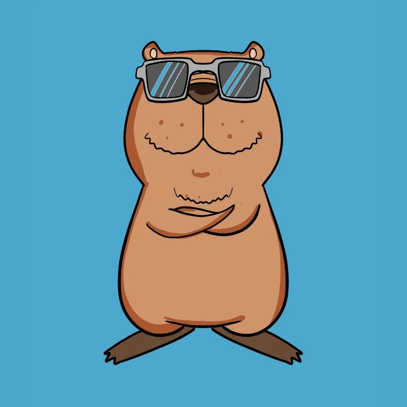 cooles Capybara