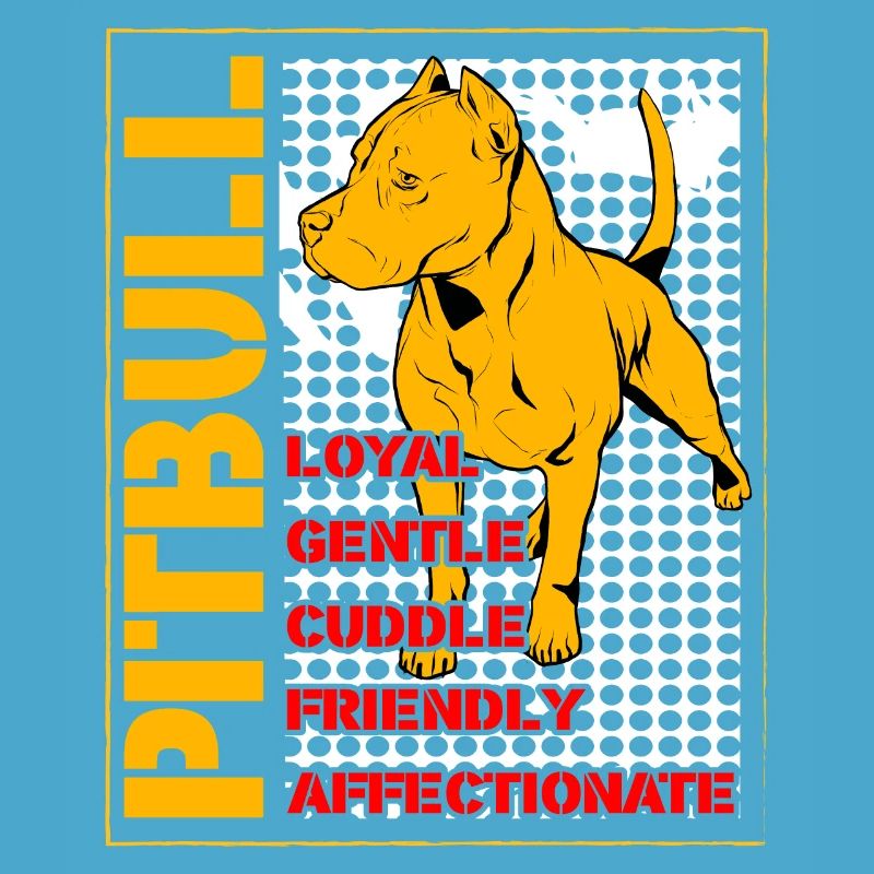 Pitbull loyal gentle cuddle friendly affectionate