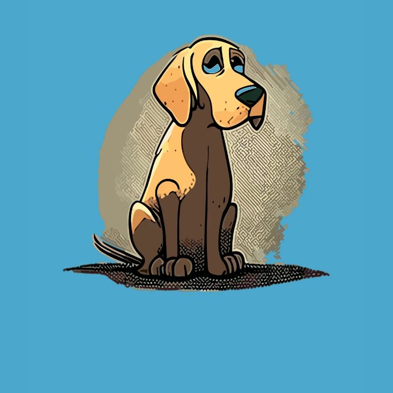 Hund im comic style