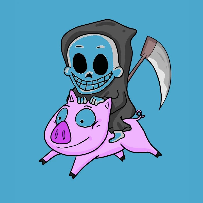 Grim Reaper Pig