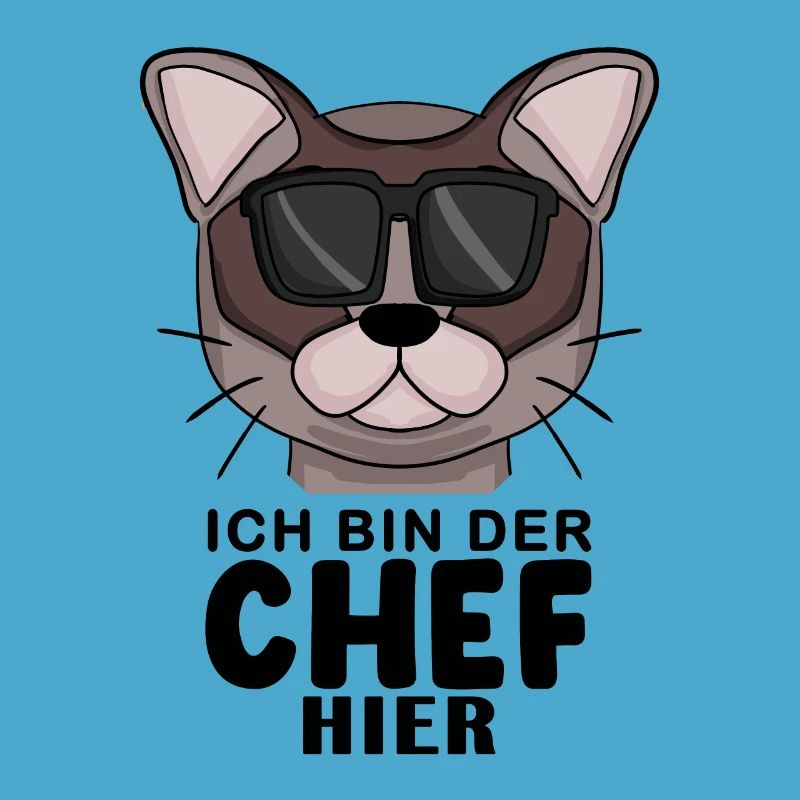 coole Katze - Burma Katze - Chef Spruch