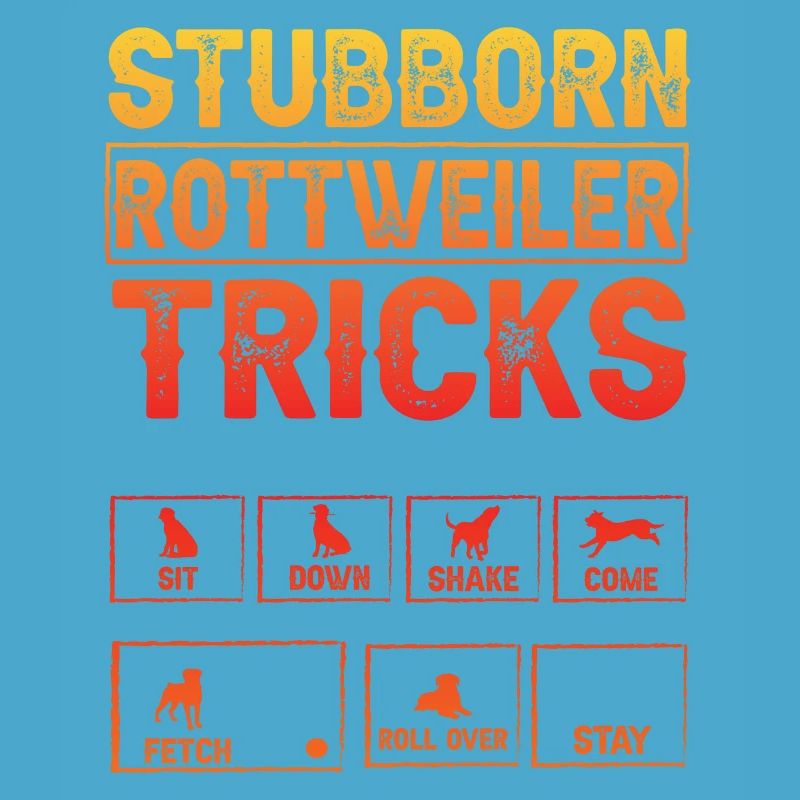 Stubborn Rottweiler Tricks