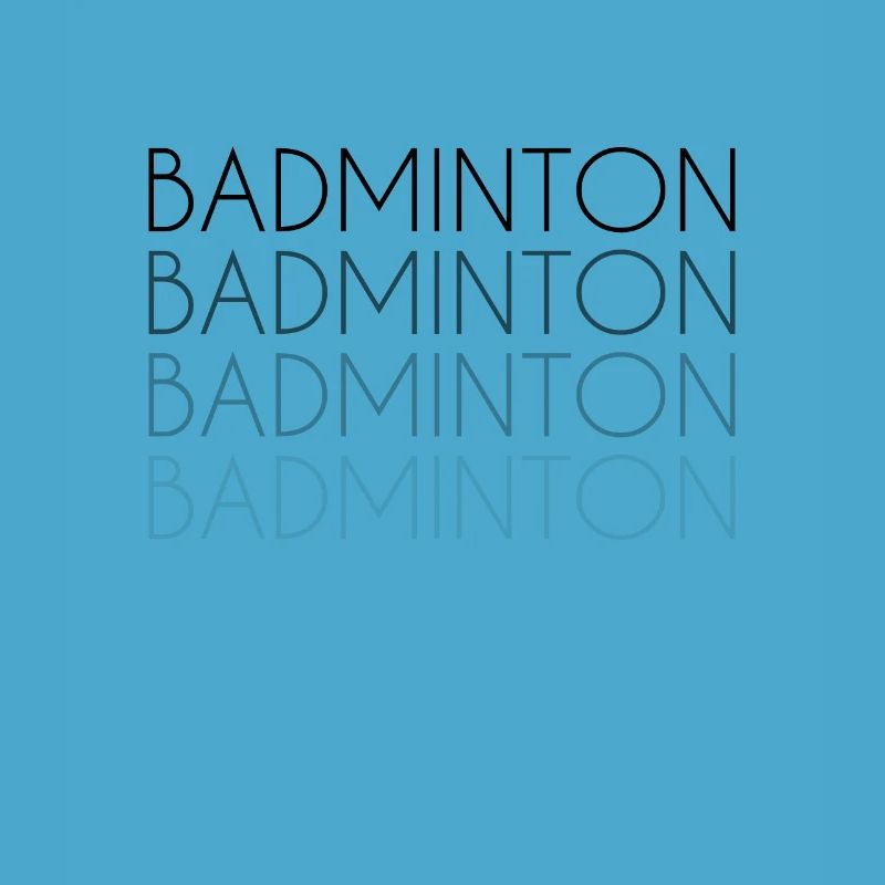Lettrage de badminton